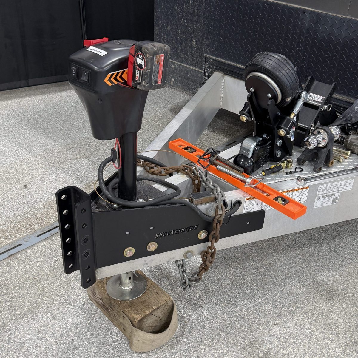 HD Vertical Channel Bolted on Aluminum Trailer