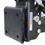 Heavy Duty Air Trailer Tongue Mount - 4 Bolt Square Flat Plate