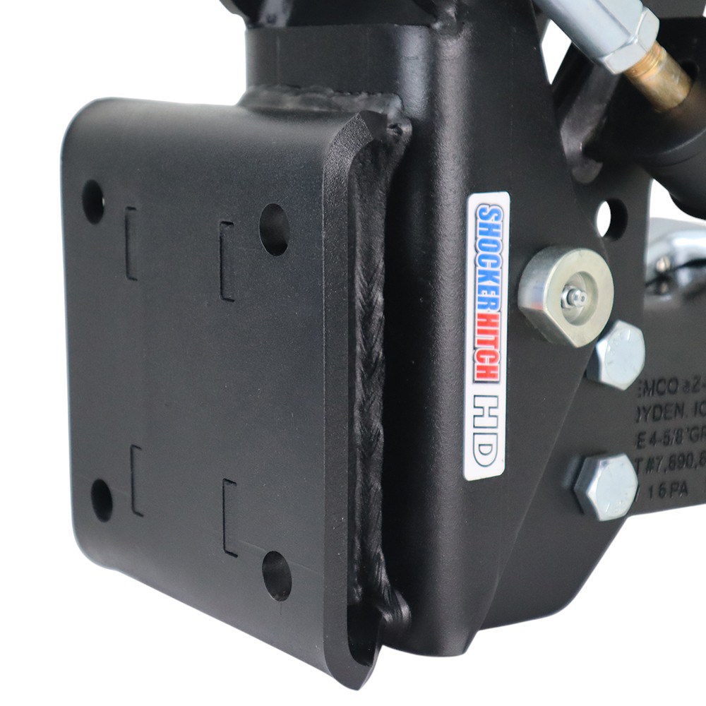 Heavy Duty Air Trailer Tongue Mount - 4 Bolt Square Flat Plate