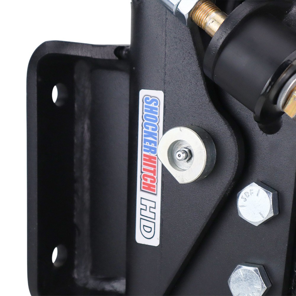 Heavy Duty Air Trailer Tongue Mount - Square Flat Plate - Grease Zerk