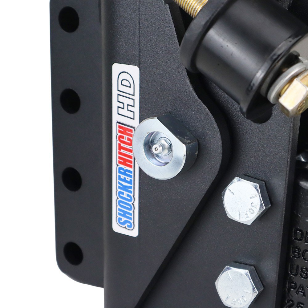 Heavy Duty Air Trailer Tongue Mount - Vertical Channel Mount - Grease Zerk