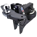 20K Super Drop Max Black Air Hitch & Sway Tab Raised Mount w/ 2" Ball - 2-1/2" Receiver