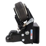 Shocker 21K HD Air Trailer Tongue Mount - Square Flat Plate & Demco Coupler - Side