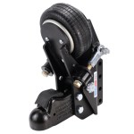 Shocker 21K HD Air Trailer Tongue Mount - Vertical Channel & Demco Coupler - Left Front