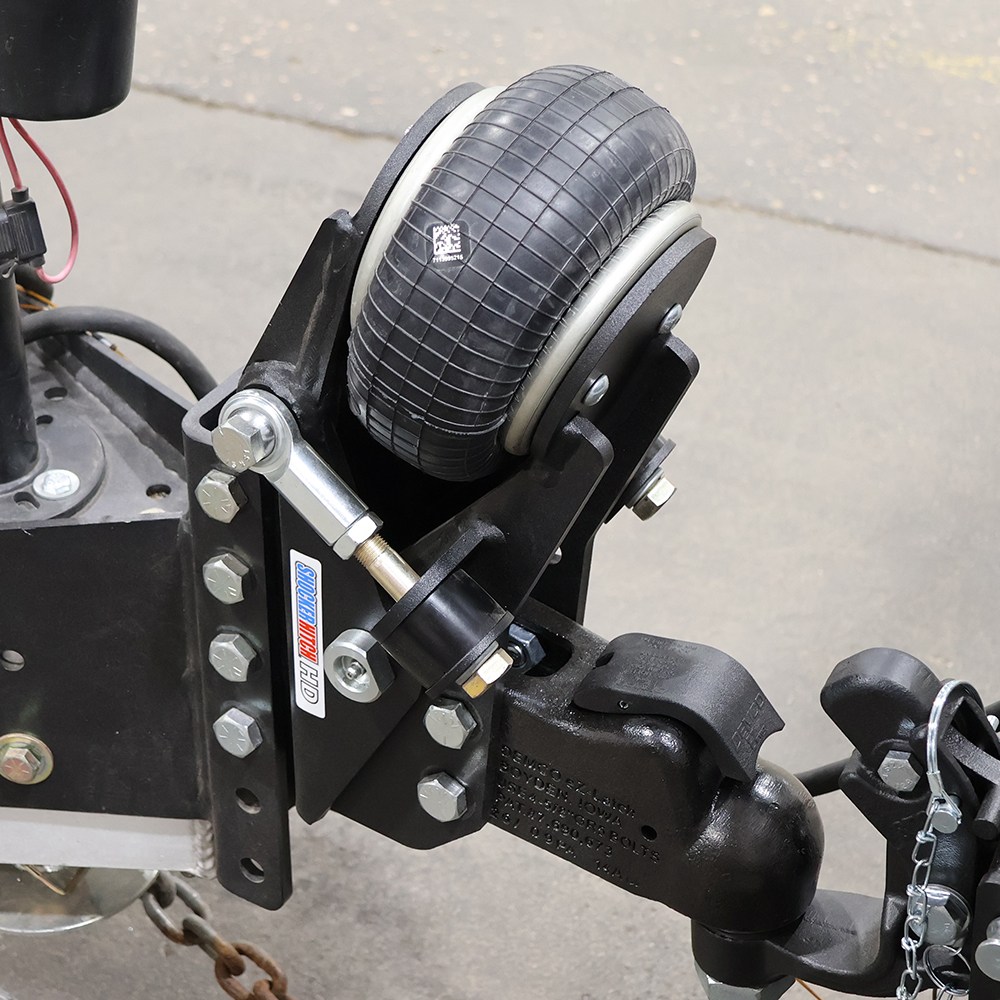 Shocker 21K HD Air Trailer Tongue Mount - Vertical Channel & Demco Coupler - Live Right Top