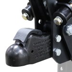Shocker 21K HD Air Trailer Tongue Mount with Demco Coupler - Close Up Left