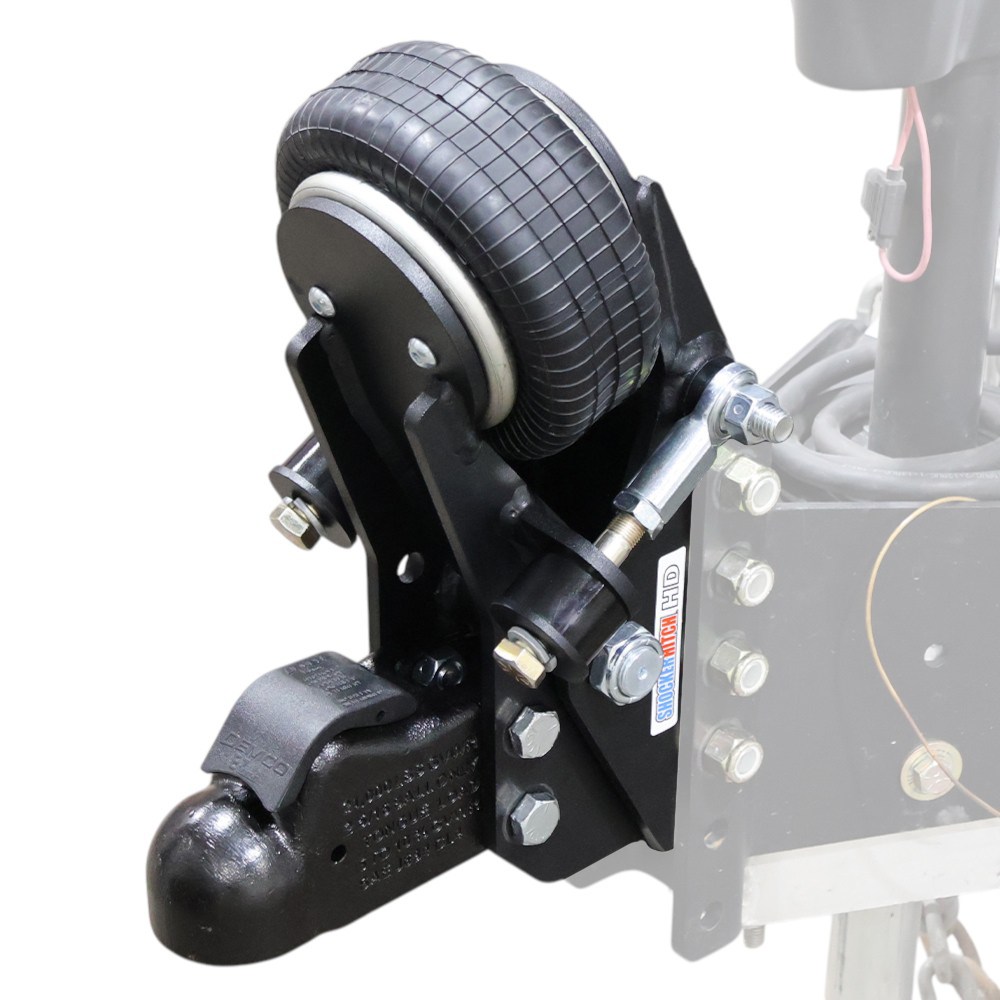 Shocker 21K HD Air Trailer Tongue Mount with Demco Coupler - Ghost Left Front