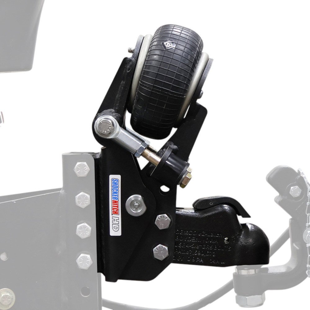 Shocker 21K HD Air Trailer Tongue Mount with Demco Coupler - Ghost Side Trailer