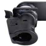9" Offset Demco 2-5/16" Coupler - Matte Black - Unlocked Position