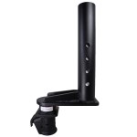 Shocker 30K Gooseneck Stem & 9" Offset Demco Coupler - Round Stem with Straight Holes - Black