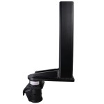 Shocker 30K Gooseneck Stem & 9" Offset Demco Coupler - Square Stem - No Holes - Black