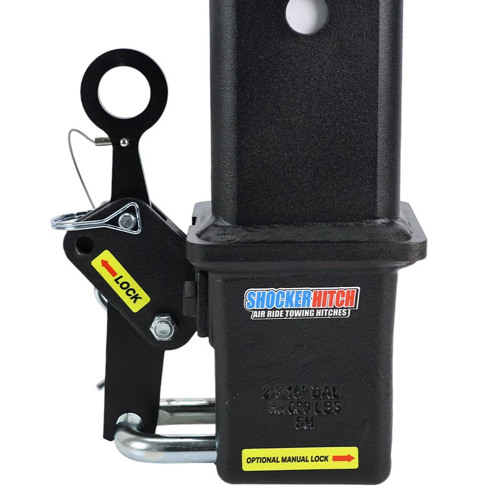 Shocker 30K Gooseneck Stem & Shift Lock Coupler - Square Stem - Open