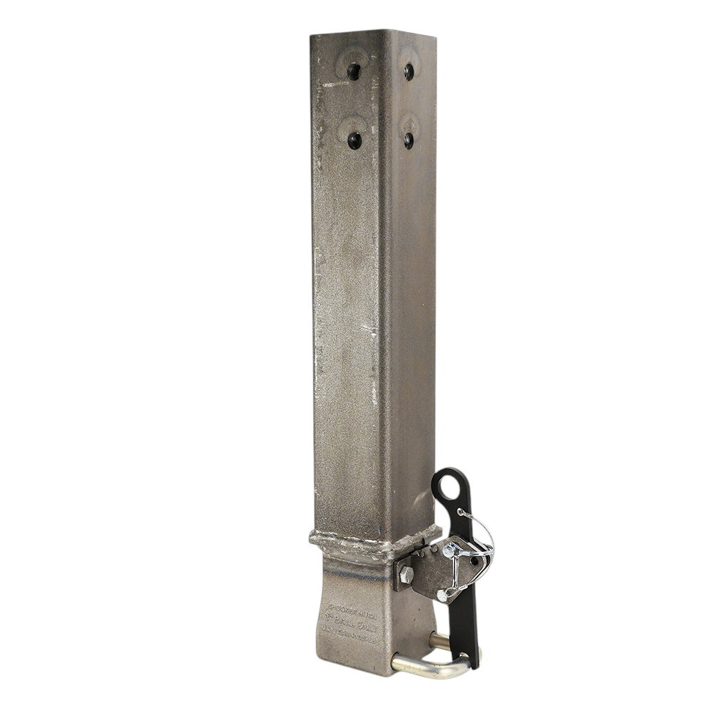 Shocker 40K Gooseneck 4.5" Square Stem & 3" Shift Lock Coupler SL-45SQ-BLK-SL40-DC-RAW