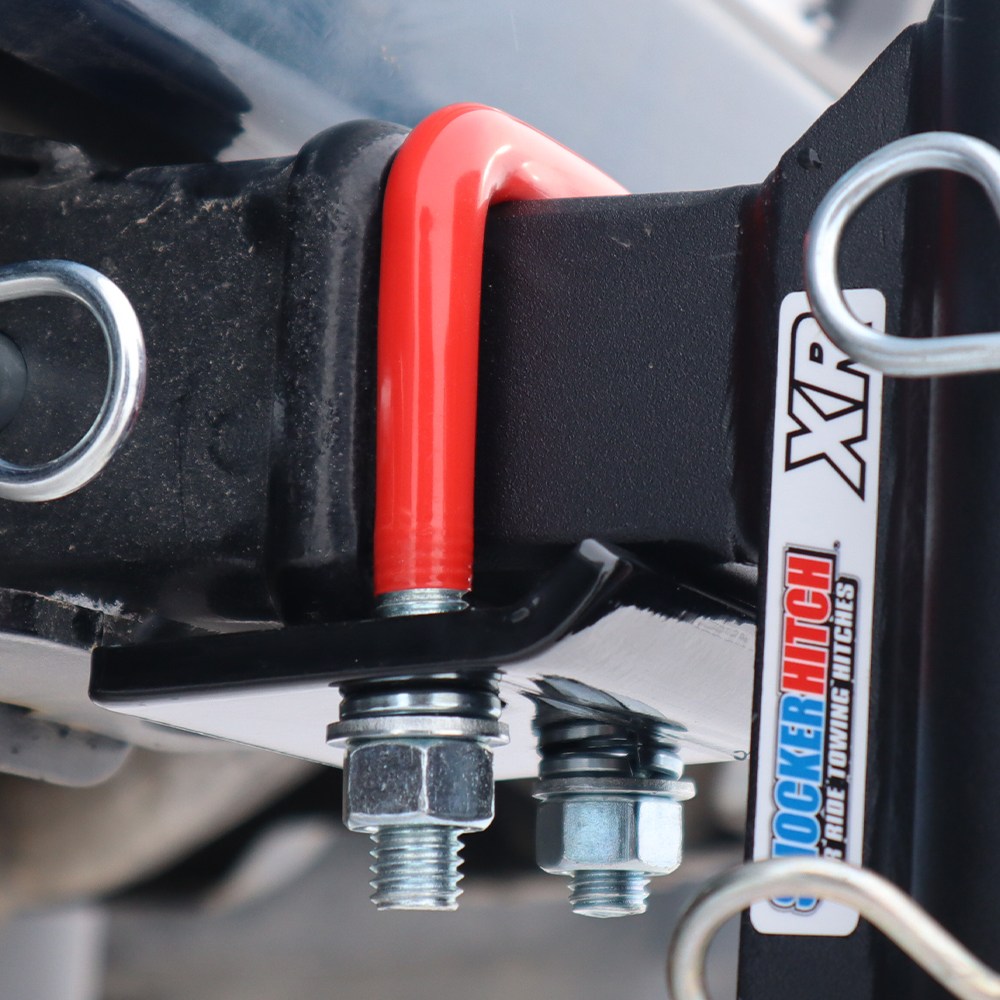 Shocker Anti-Rattle Stabilizer for 2" XR Reciever Hitch - Close Up