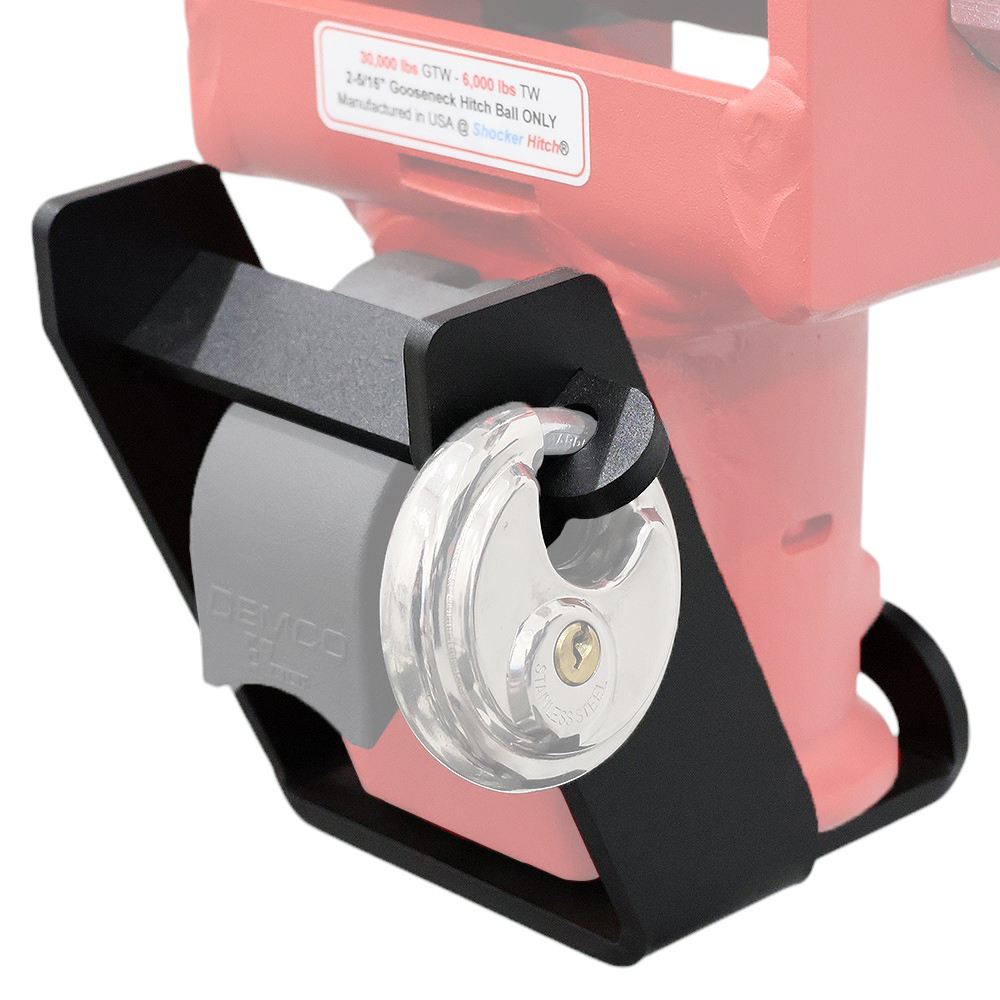 Demco Gooseneck Coupler Lock for Pad, Disk or Puck Lock