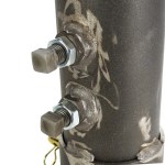 Gooseneck Trailer Outer Sleeve Tube for Round Stem - 2 Set Bolts