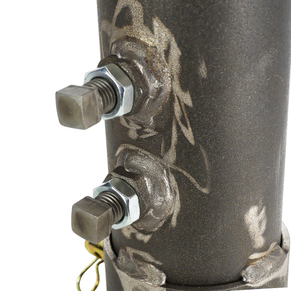 Gooseneck Trailer Outer Sleeve Tube for Round Stem - 2 Set Bolts