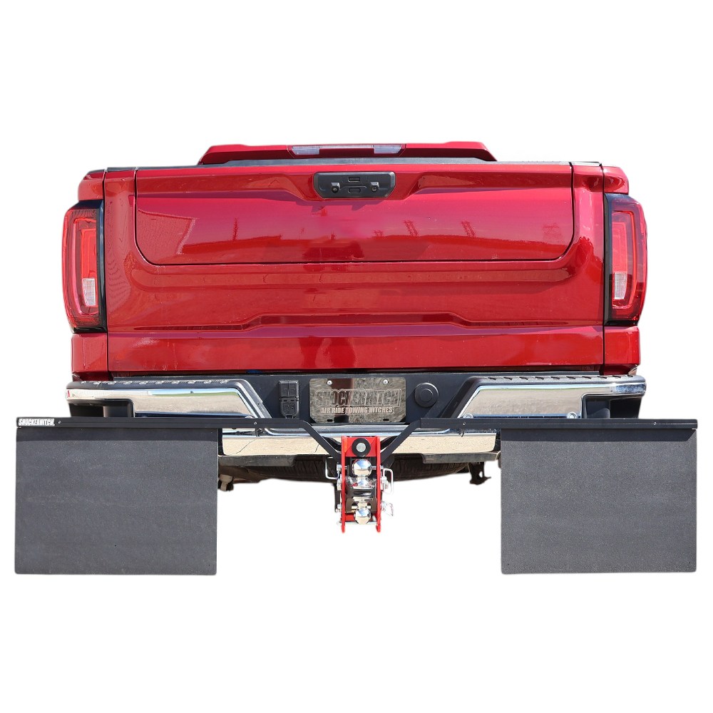 Quick Latch Towing Mud Flaps For 2" Receiver Single Wheel Pick-up