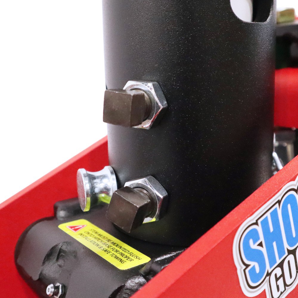 Shocker Multi-Fit Gooseneck Air Hitch with 2 Set Bolts