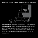 Shocker Quick Latch Mud Flap Fitment Guide