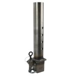 Shocker Shift Lock 30K Gooseneck Stem & Coupler - Raw Round 100mm Stem