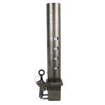Shocker Shift Lock 30K Gooseneck Stem & Coupler - Raw Round Stem