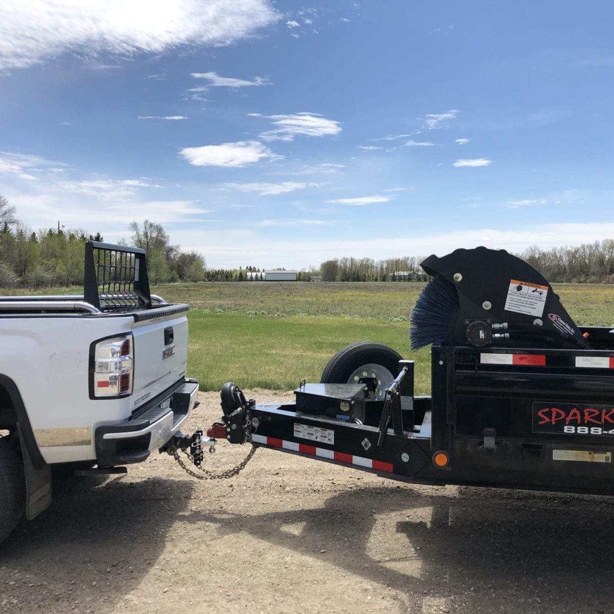 Shocker Air Trailer Tongue Coupler with Truck & End Dump