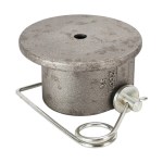 Wallace Forge Weld-On Gooseneck Coupler Head Assembly - Angled View