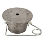 Wallace Forge Weld-On Gooseneck Coupler Head Assembly with Pin