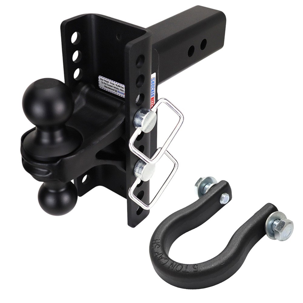 XR Hitch w/ Black Combo Ball & Shackle - 10-Hole - 2" Receiver