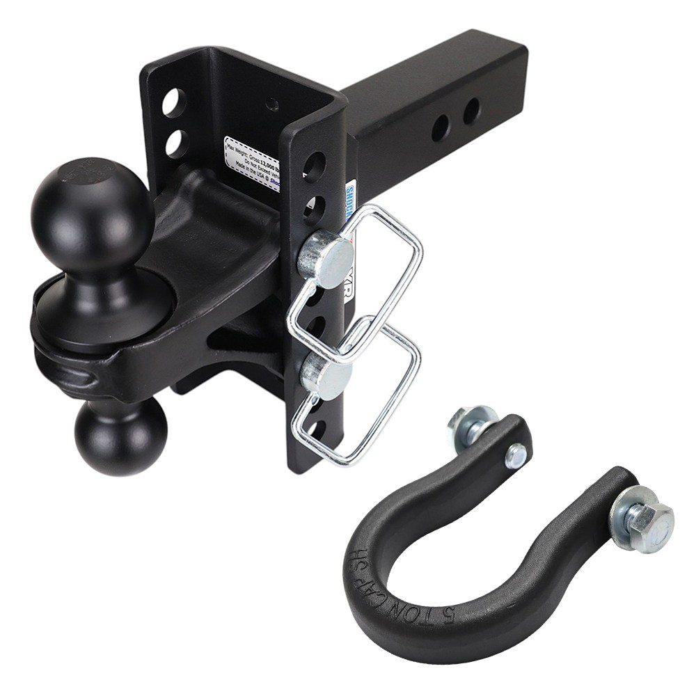 XR Hitch w/ Black Combo Ball & Shackle - 8-Hole-2" Receiver