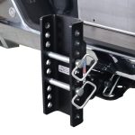 XR Drop Hitch Flipped Up Installed 10