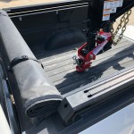 Shocker Gooseneck Air Hitch (Round Stem) Shown with Roll Up Cover